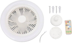 Ventilador De Teto Fechado Com Luz Led