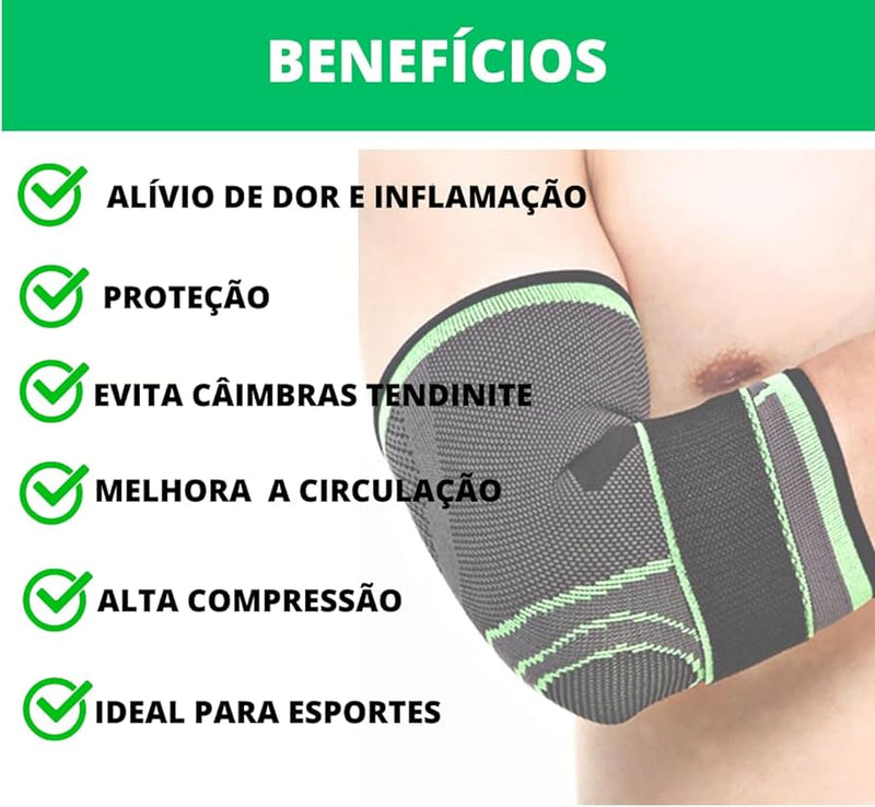 Cotoveleira ComfortPro 7308 - Alívio Instantâneo para Tendinite e Epicondilite !!