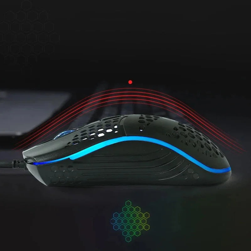 Mouse Óptico Com Fio RGB