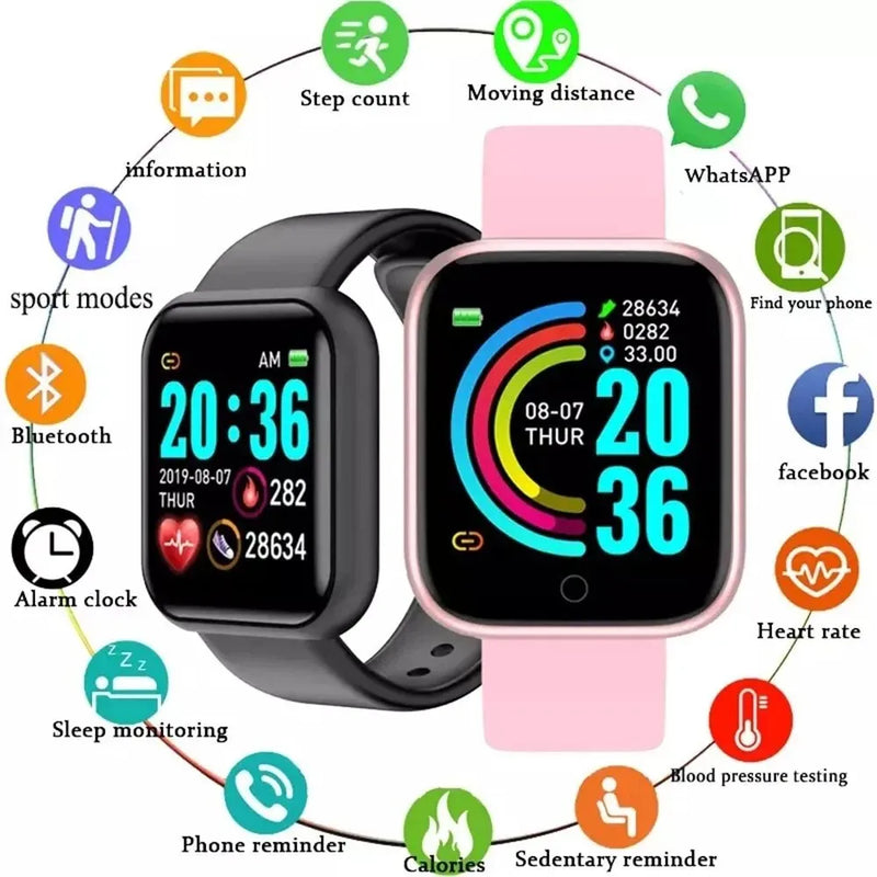 Smartwatch Relógio Inteligente D20 - Y68 PRO