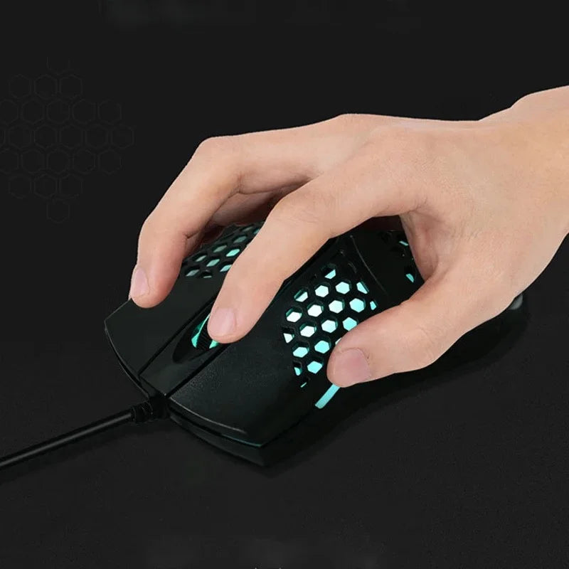 Mouse Óptico Com Fio RGB