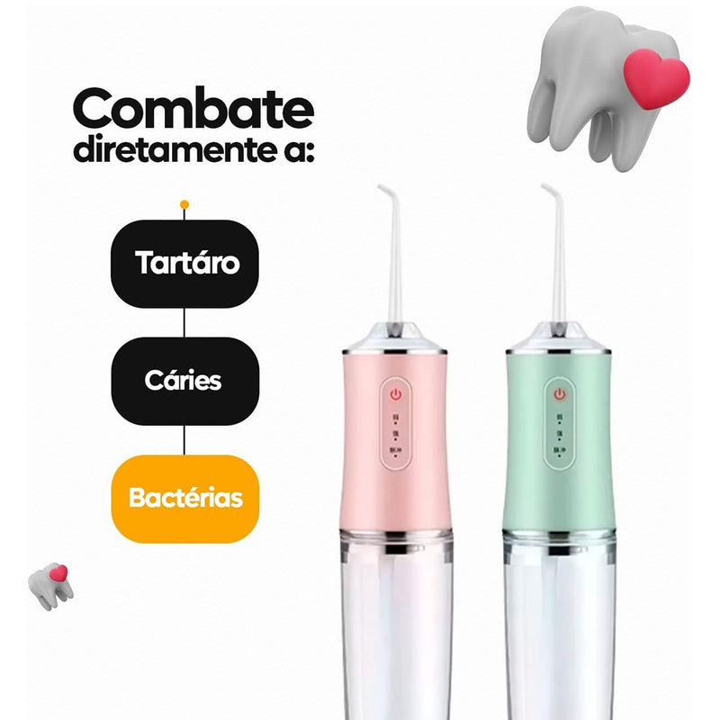 Irrigador Dental Portátil Recarregável